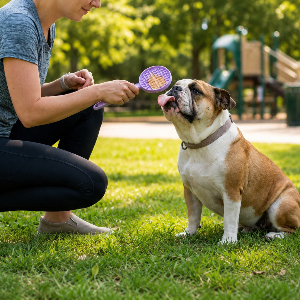 eStick Hand-Held Dog Enrichment Toy - Interactive Lick Stick | USA Made